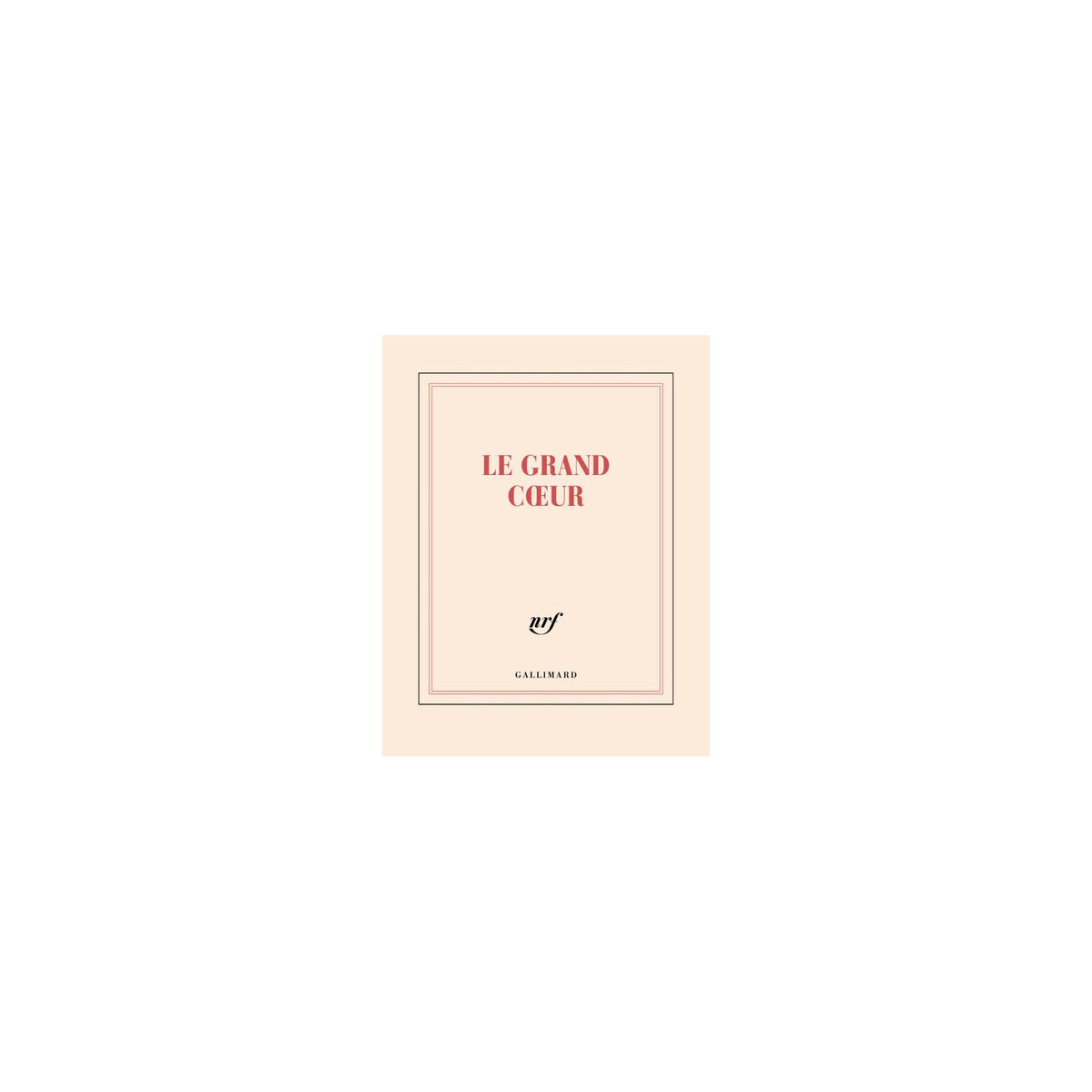 Carnet carré Le Grand Cœur