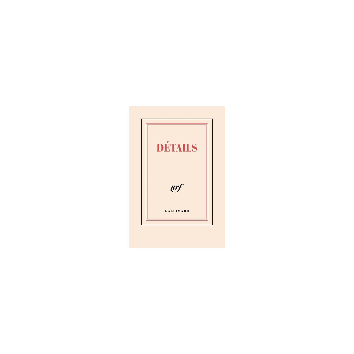 Carnet poche Détails – Marcel Cohen