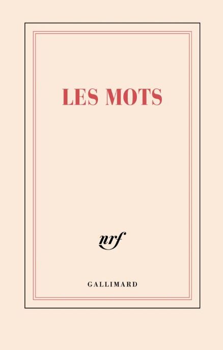 Carnet - Les mots