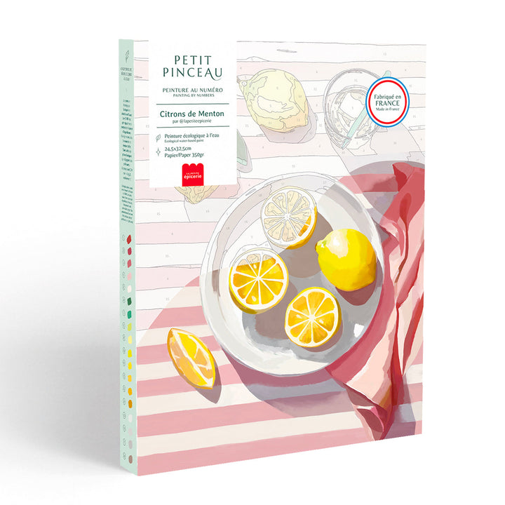 Cuadro de pintura por números - Limones Menton