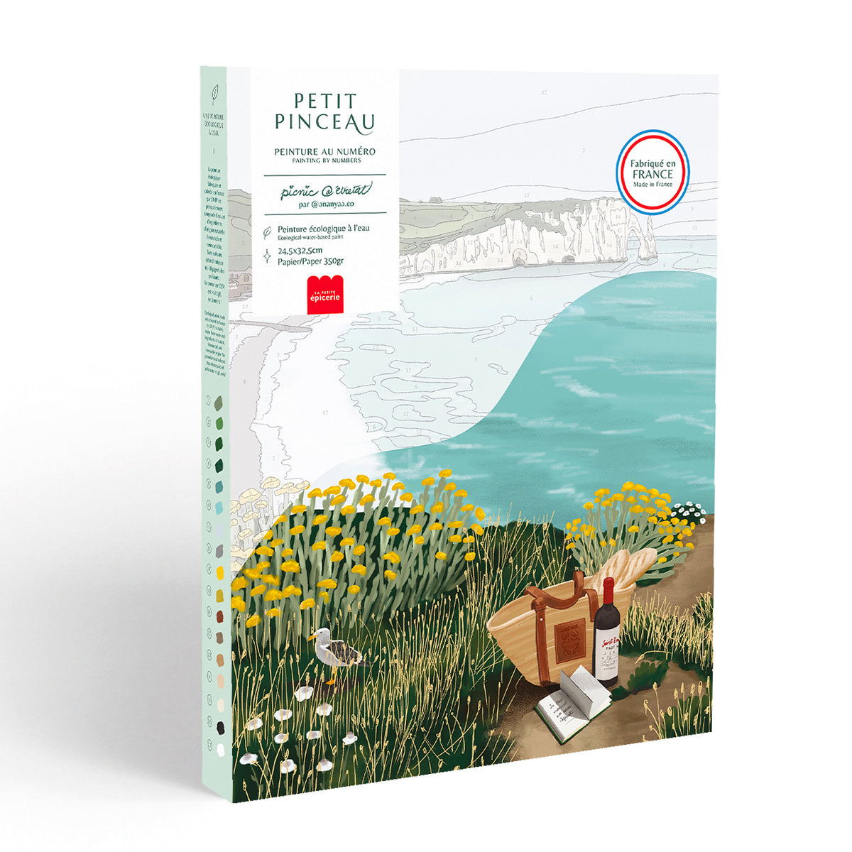 Coffret Peinture Au Numéro - Picnic à Etretat