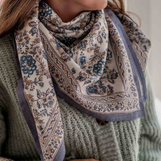 Foulard Kiala Céleste