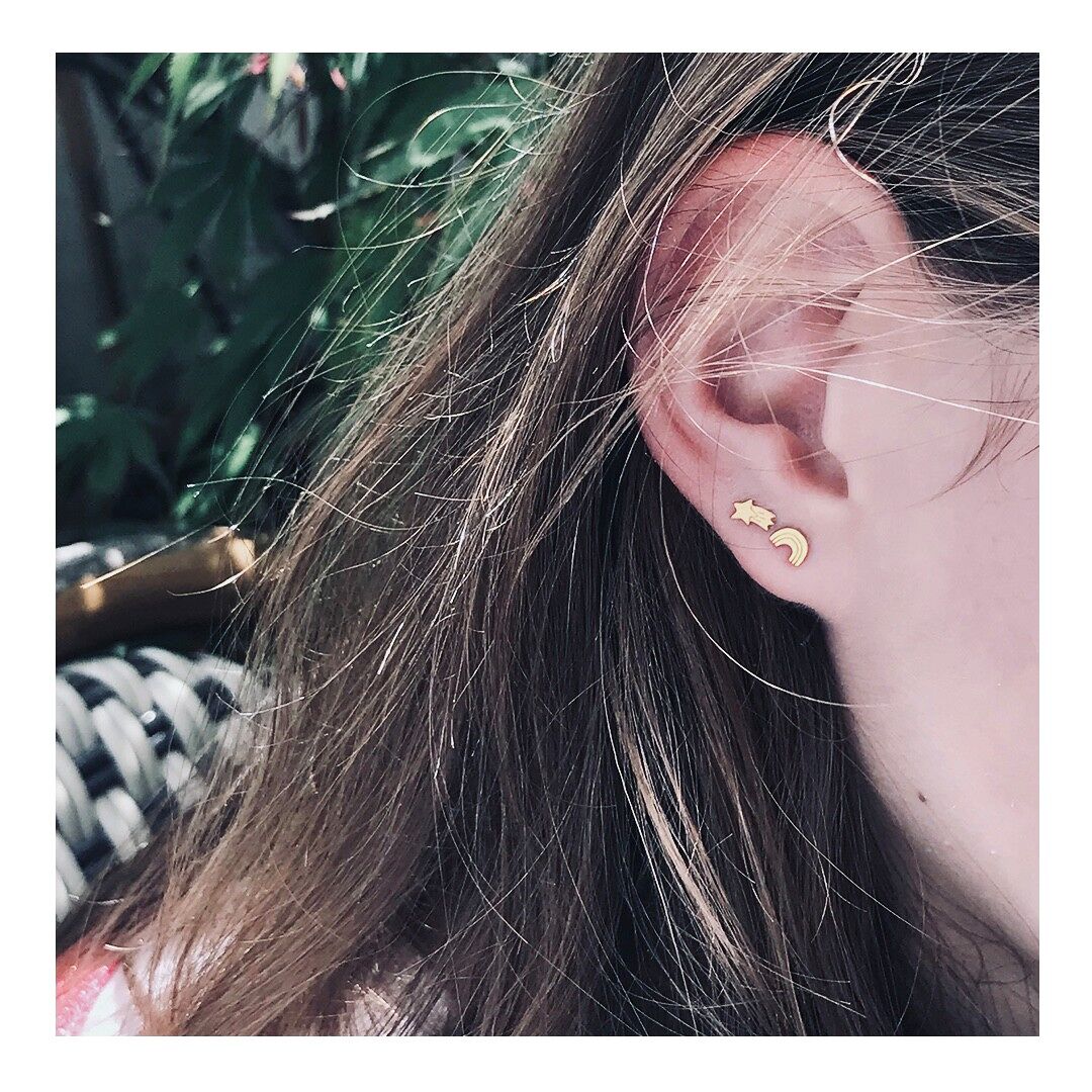 Rainbow / Cloud Earrings