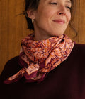 Foulard en coton - Leone Plum