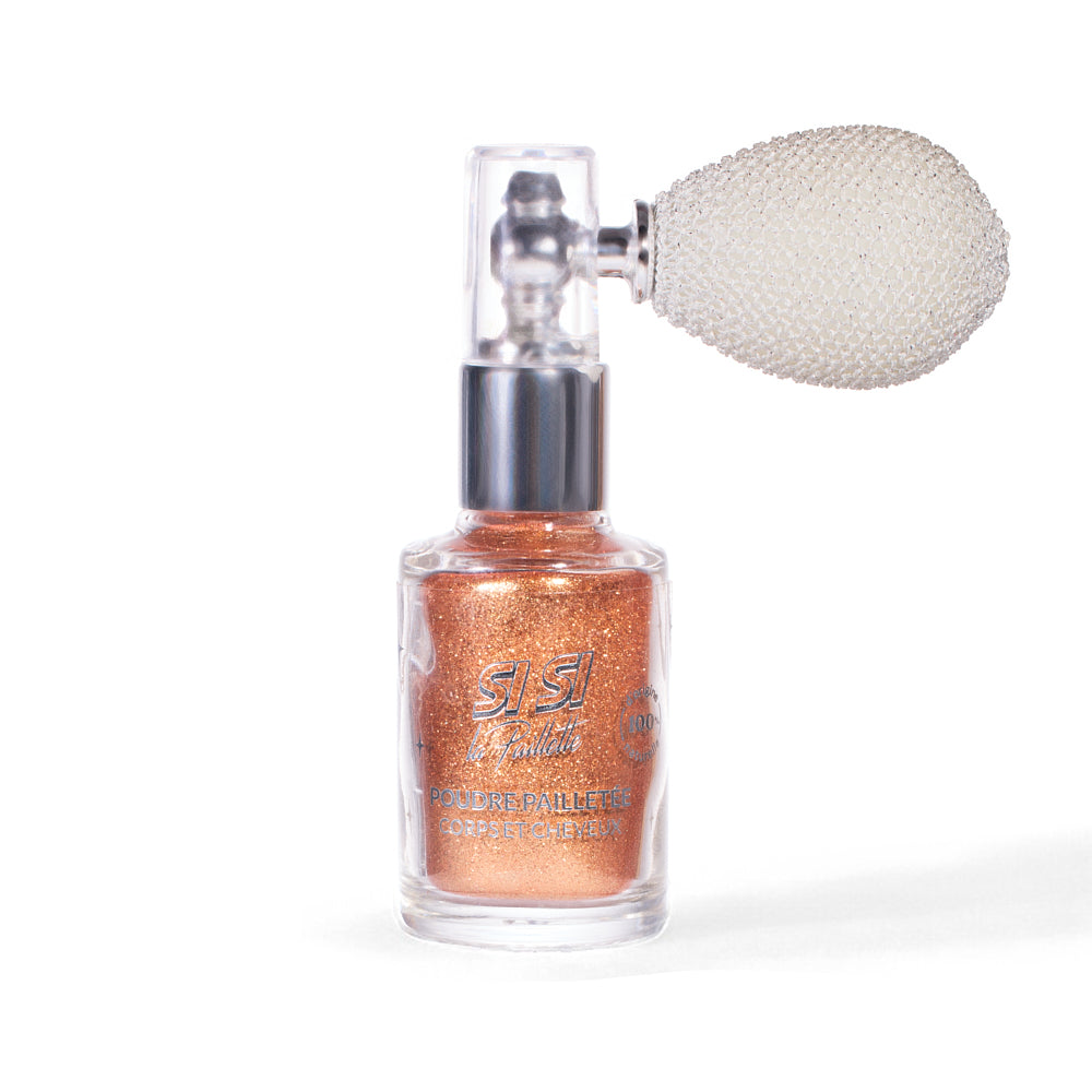 Spray poudre pailletée