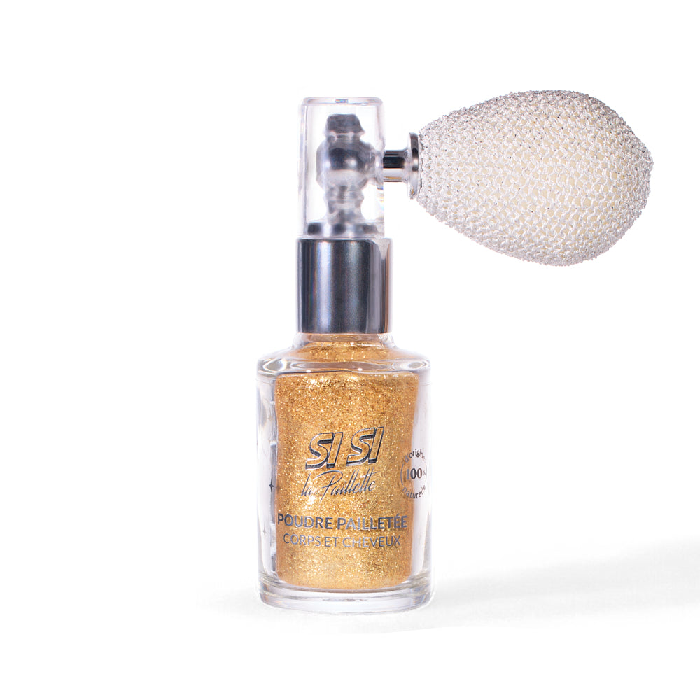 Spray poudre pailletée