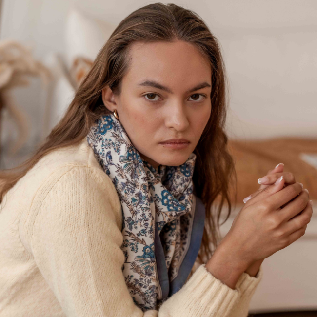 Foulard Kiala Céleste