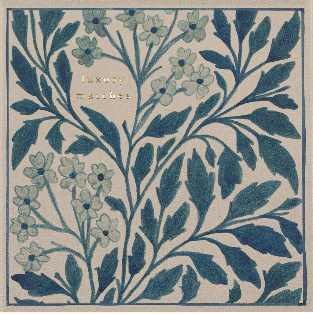 Boîte d'Allumettes Blue Floral