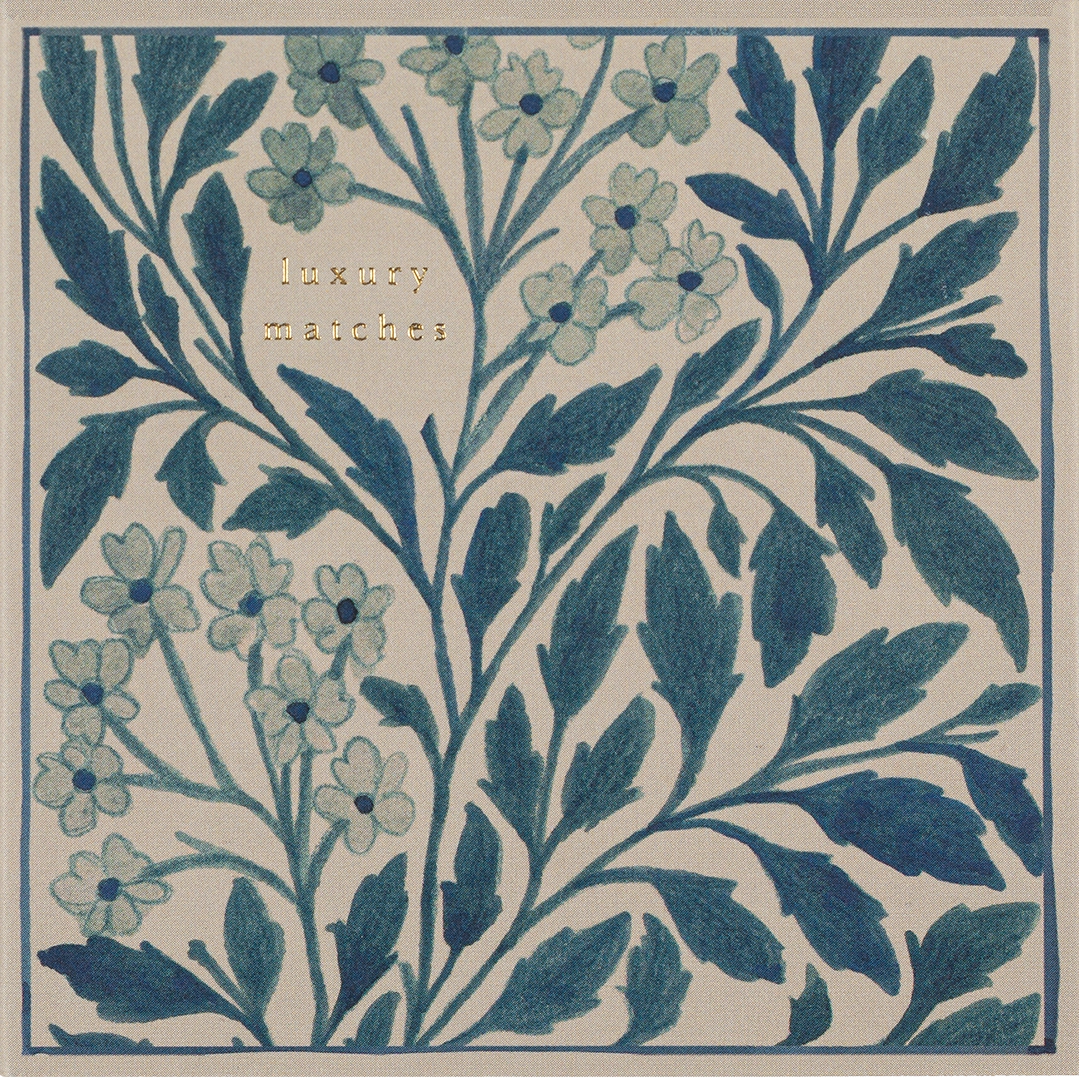 Boîte d'Allumettes Blue Floral