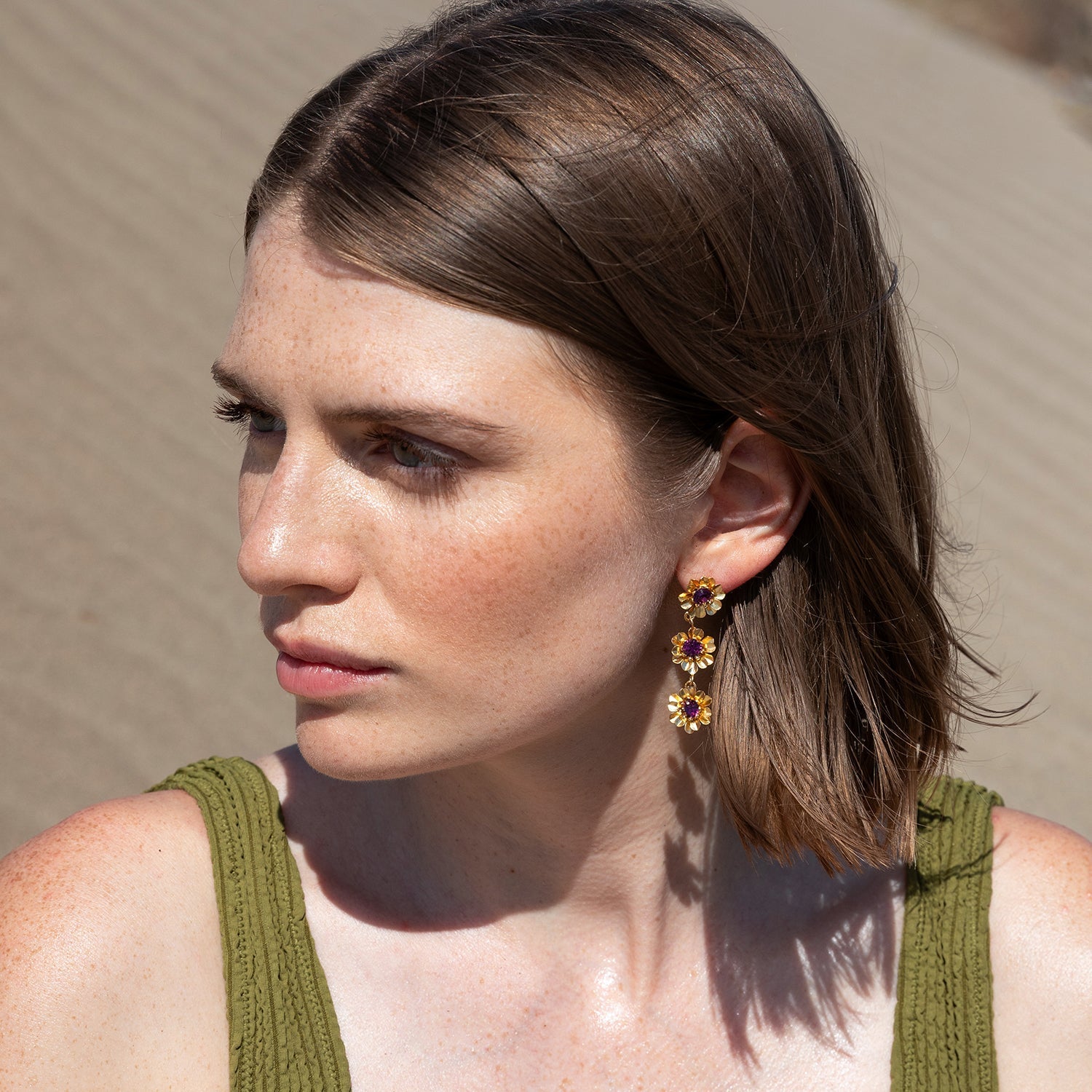 Boucles Iris pendantes