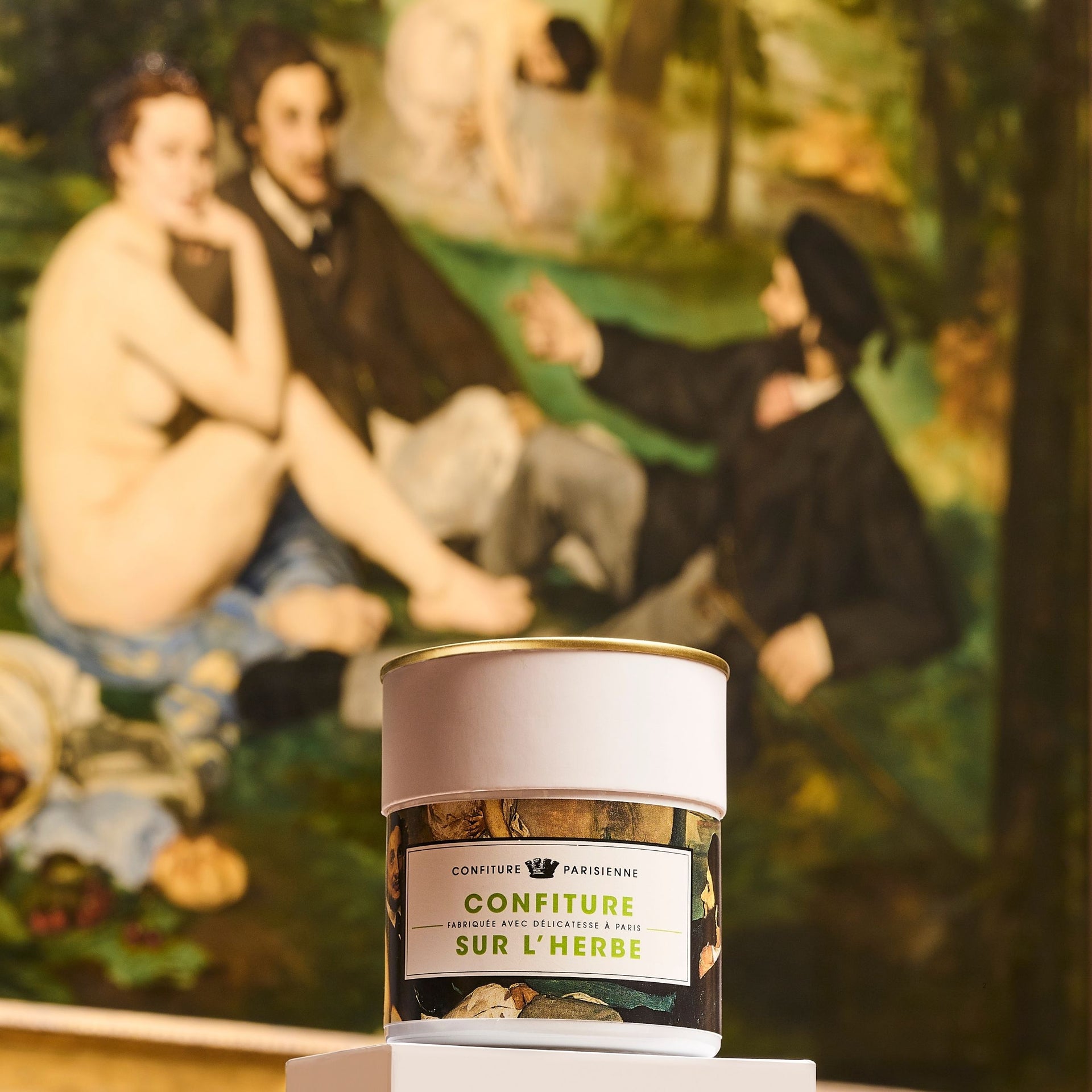 Confiture sur l'herbe