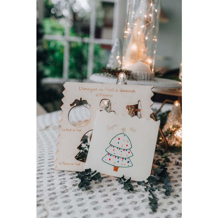 Imagier de Noël à dessiner