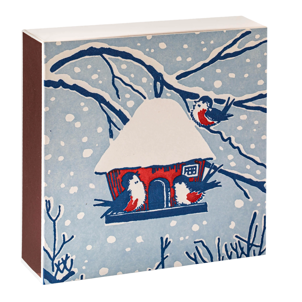 Boîte d'Allumettes Winter Birds