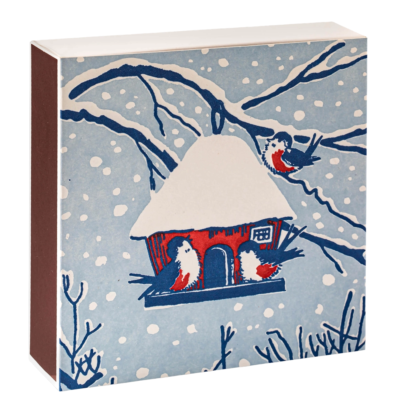 Boîte d'Allumettes Winter Birds