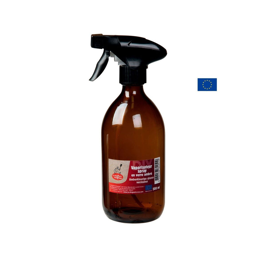 vaporisateur spray verre ambré