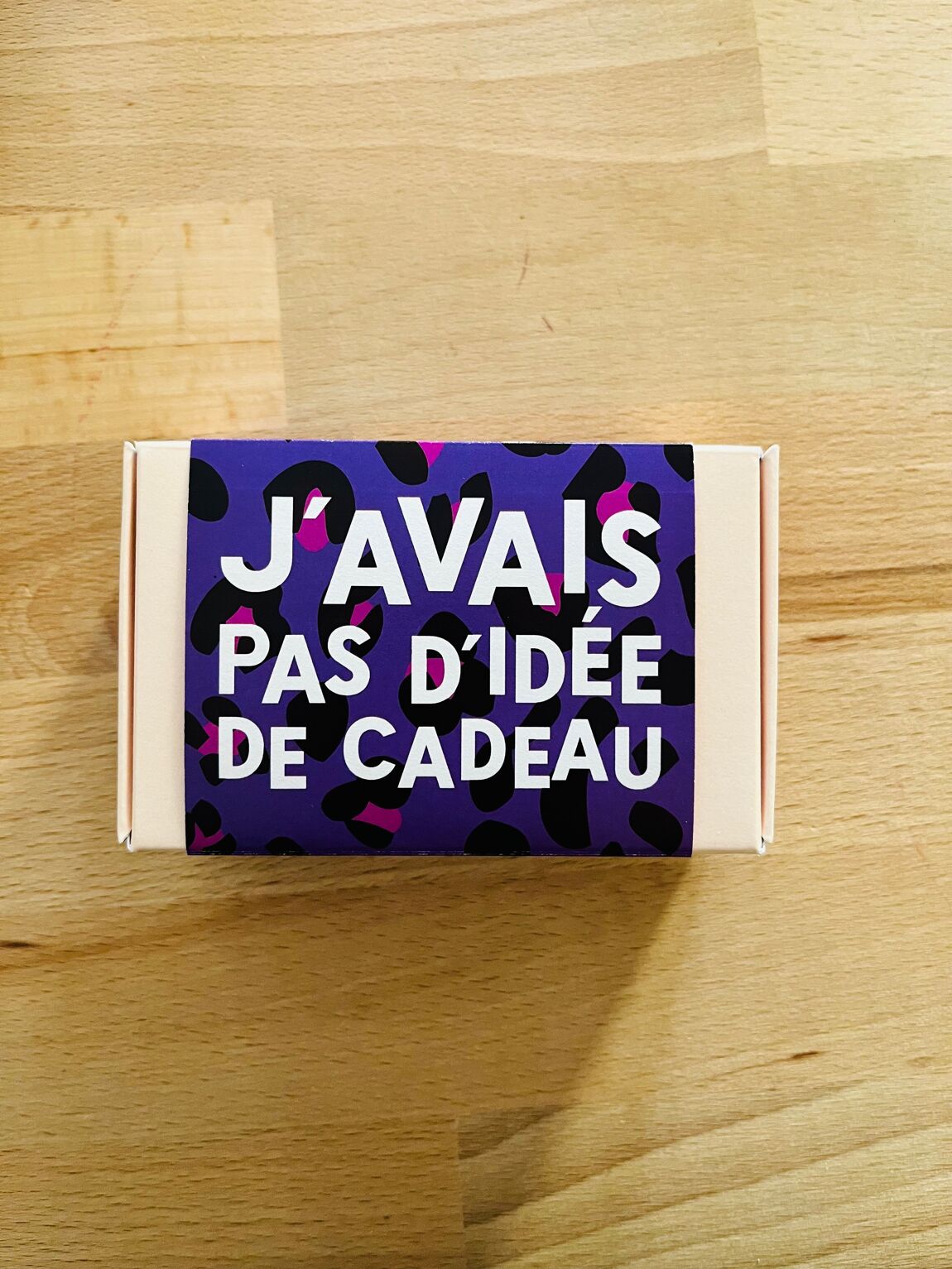 Coffret biscuit J'avais pas d'idée de cadeau