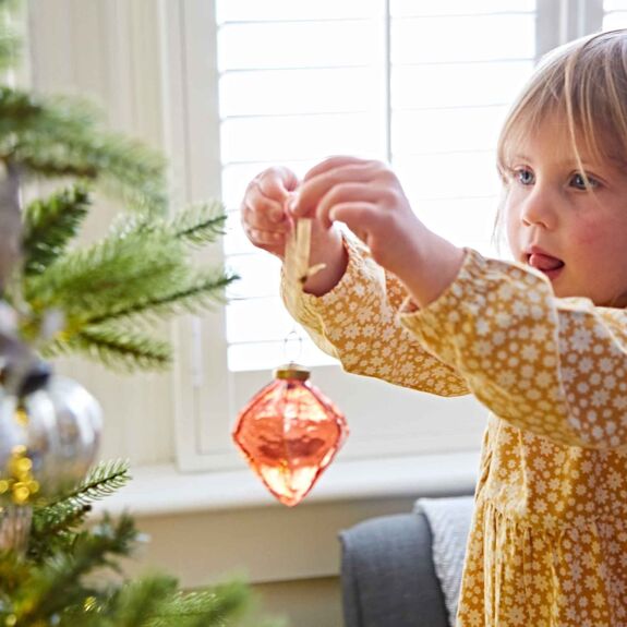 Boule en verre Diamant de Noël