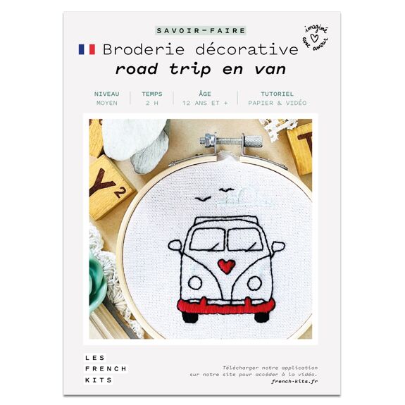 Broderie décorative Road Trip en Van