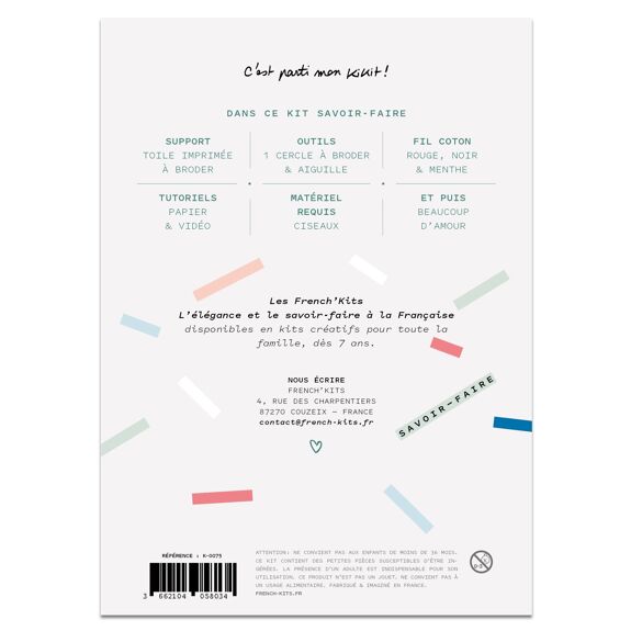 Broderie décorative Road Trip en Van