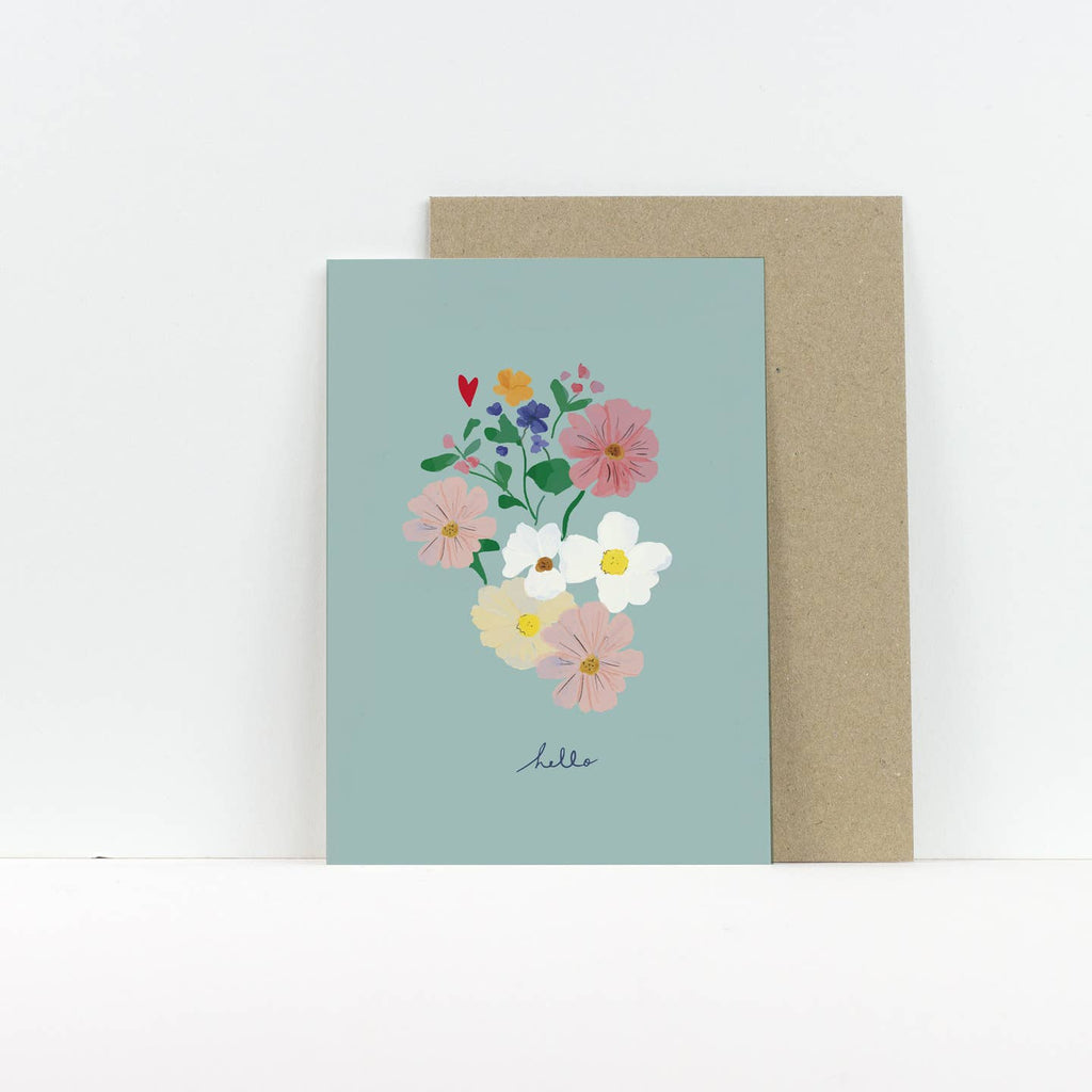 Carte Hello Fleurs