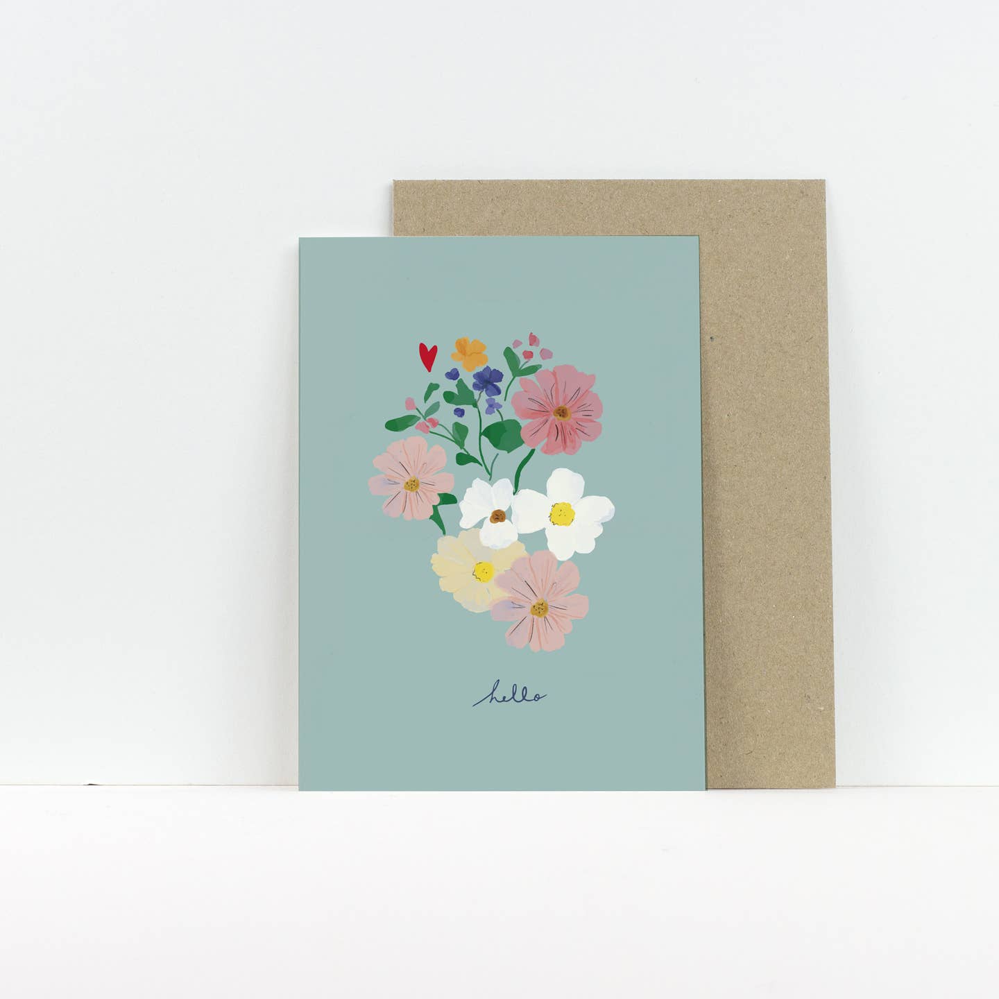 Carte Hello Fleurs