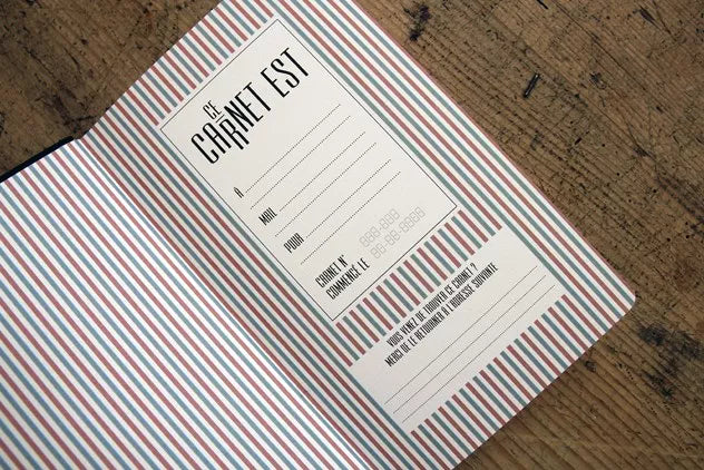 Carnet A5 couverture toile