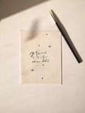 Carte Je t'aime à l'infini et au-delà