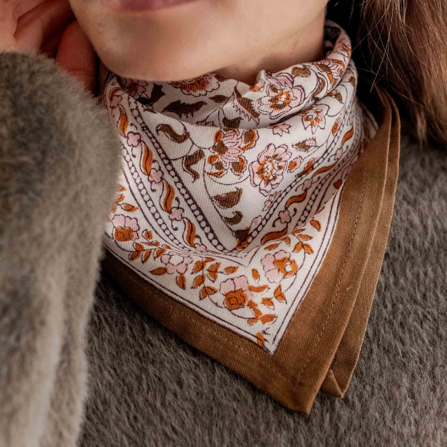Petit Foulard Edel Ambre