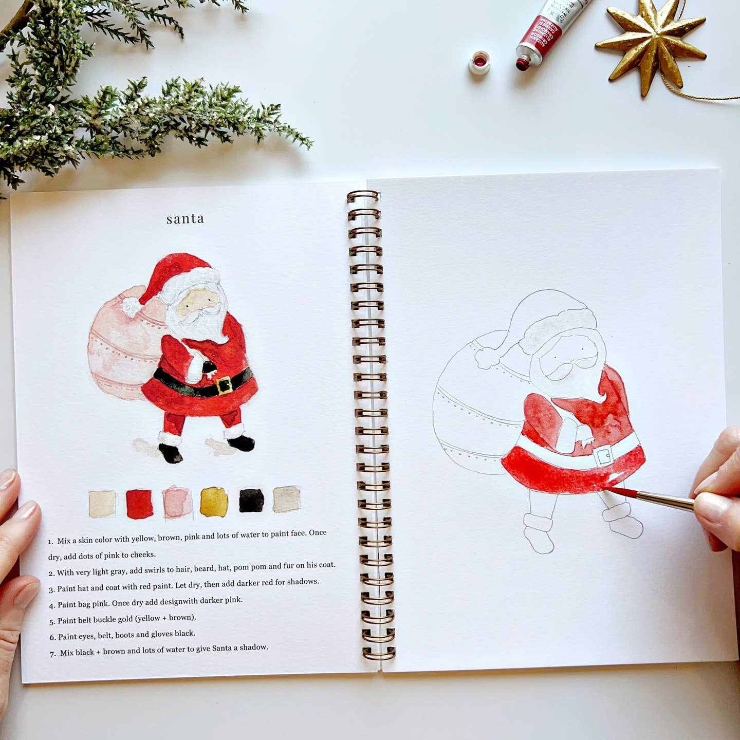 Carnet d'Aquarelle Christmas