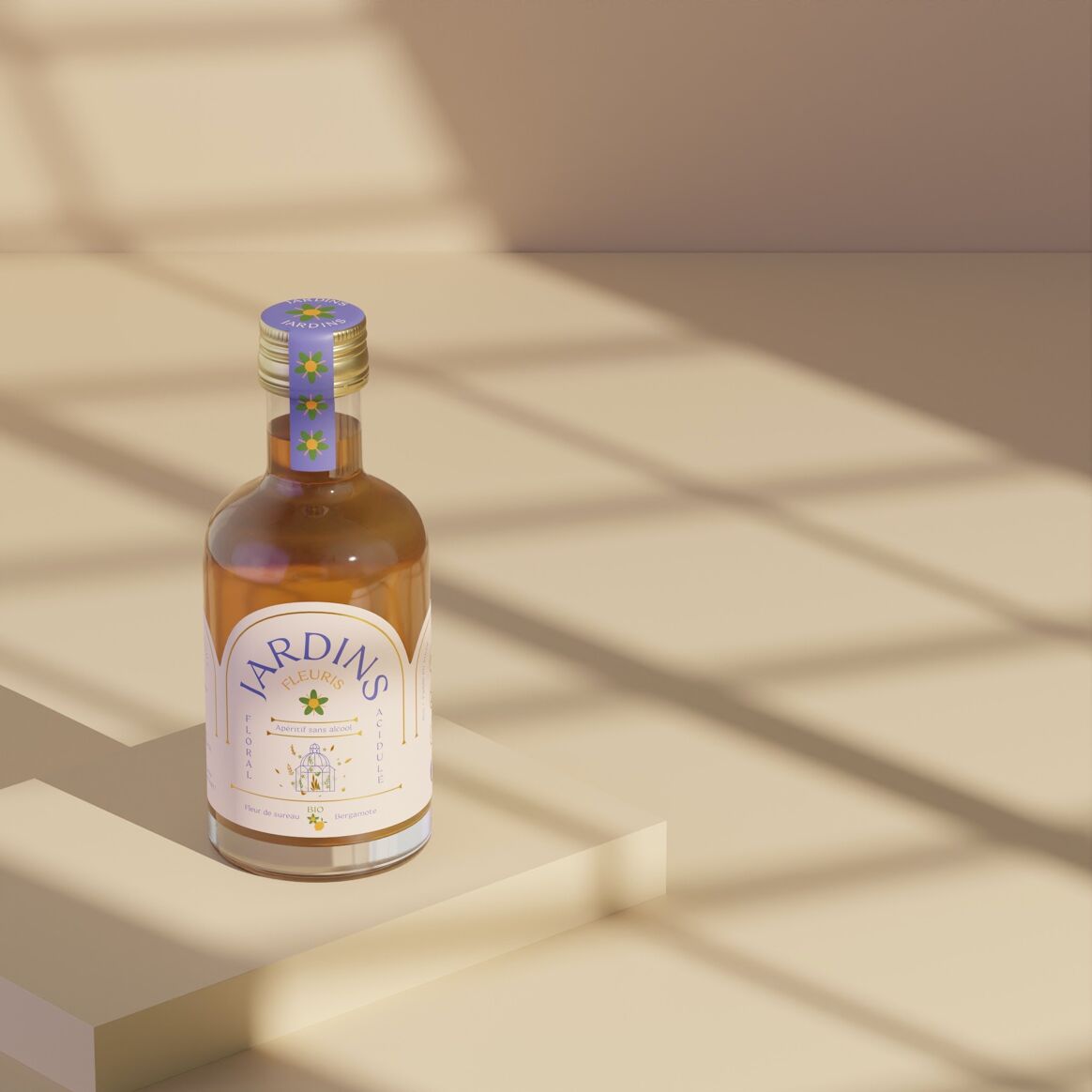 Jardins Fleuris - Apéritif sans alcool - Fleurs de sureau & Bergamote