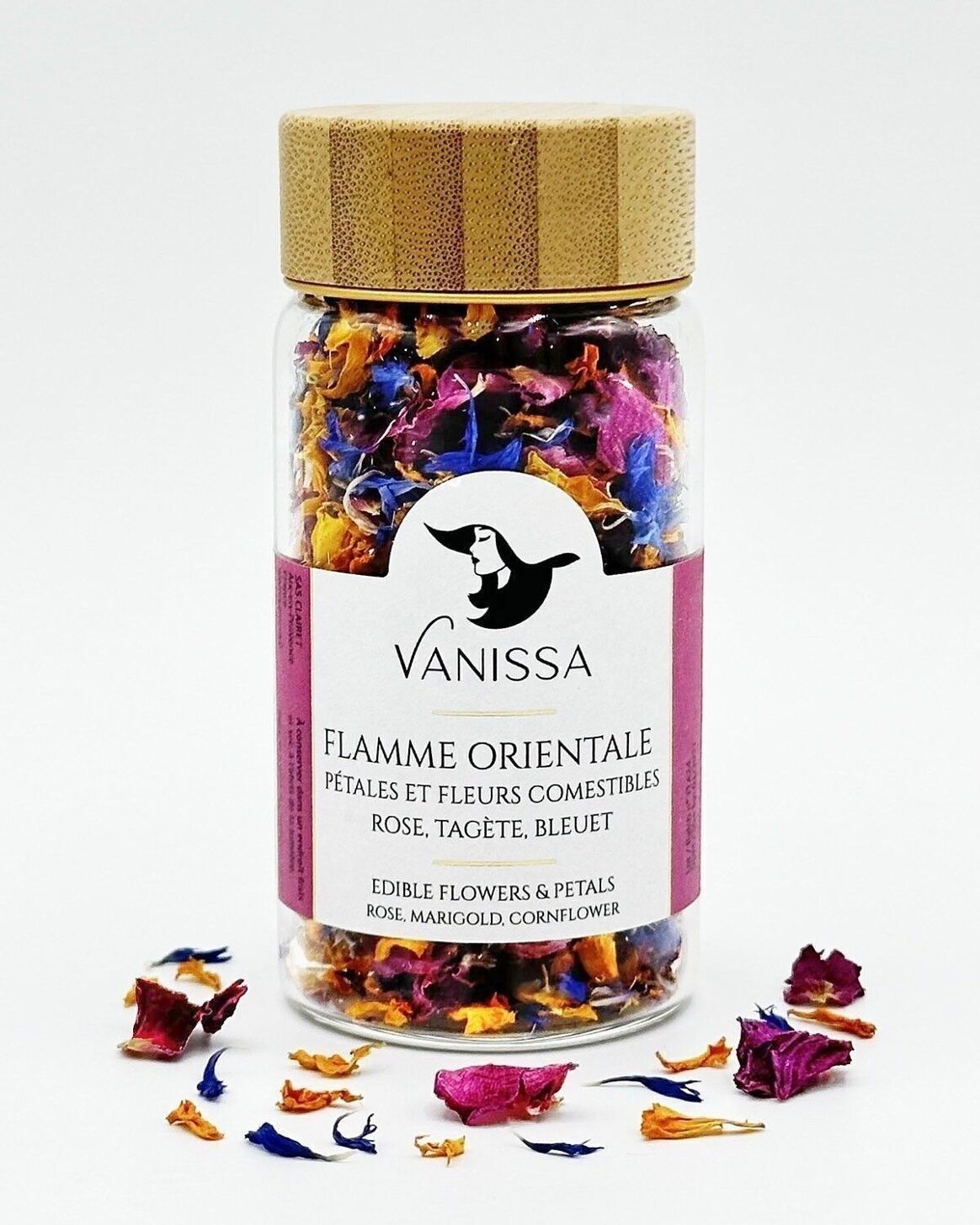 Flamme orientale Pétale De Fleurs Comestibles