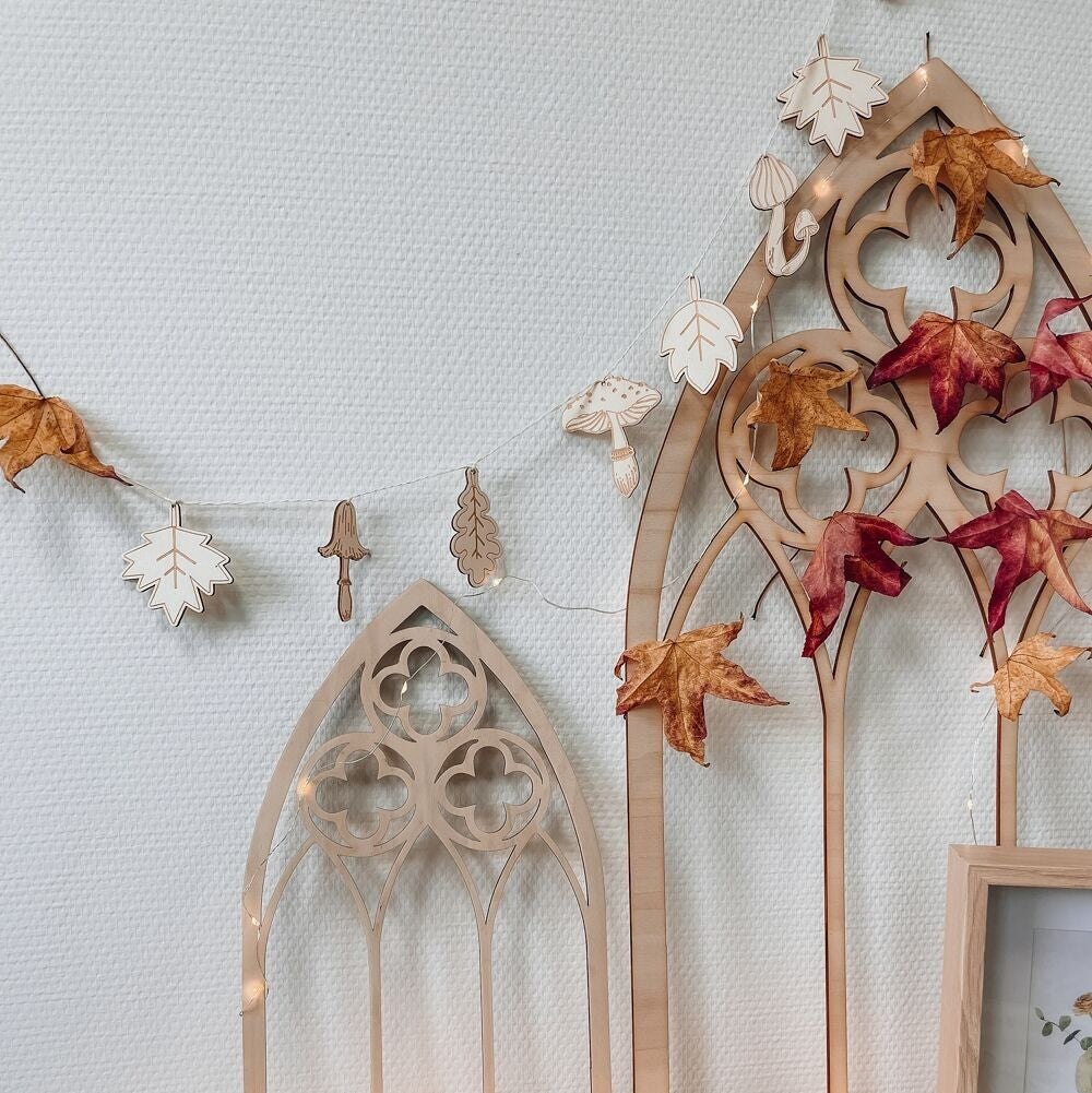 Guirlande d'Automne en bois