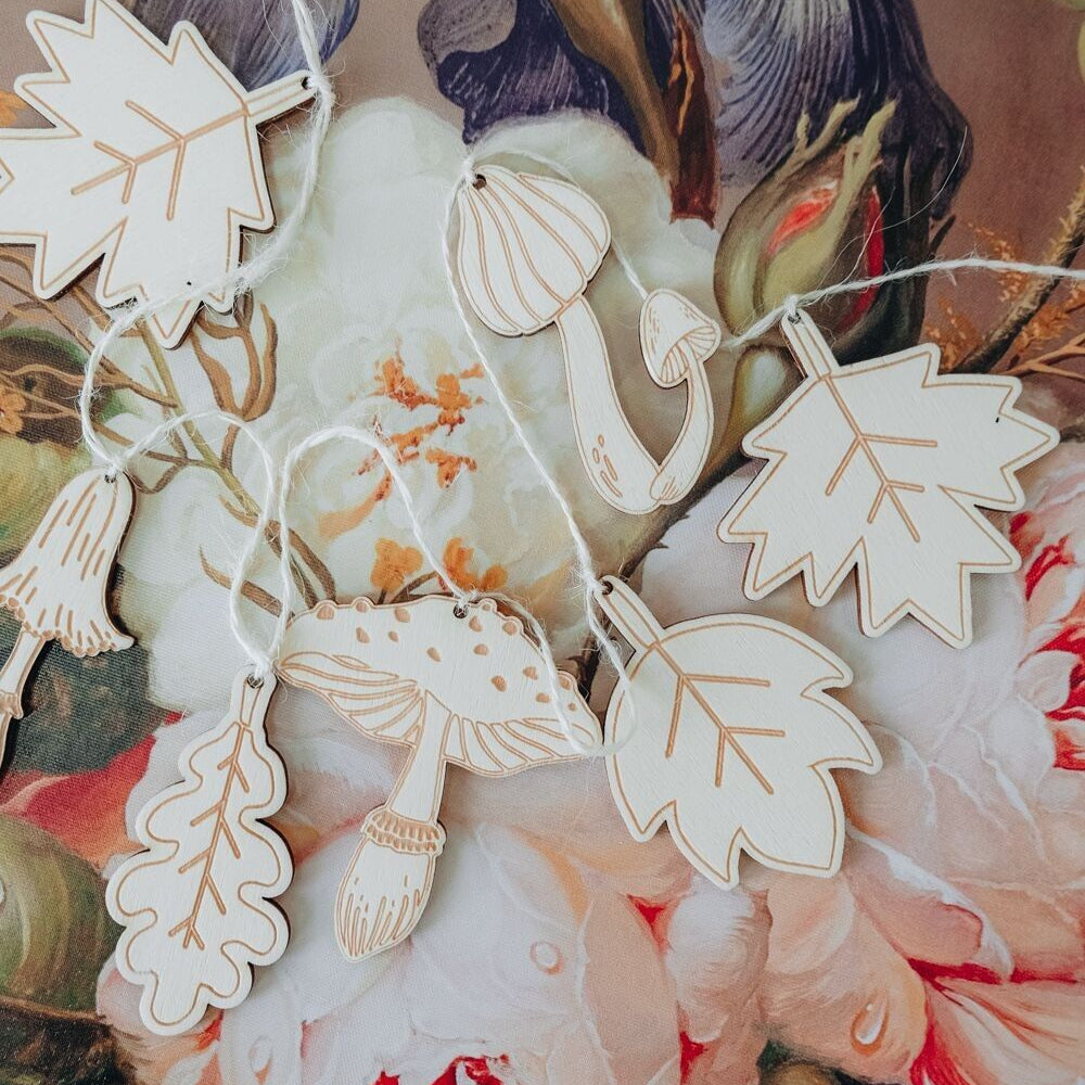 Guirlande d'Automne en bois