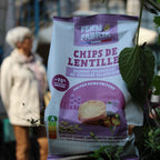 Artisanal farm lentil chips - Caramelized onion with balsamic vinegar - 70g - Ferm Fabrik