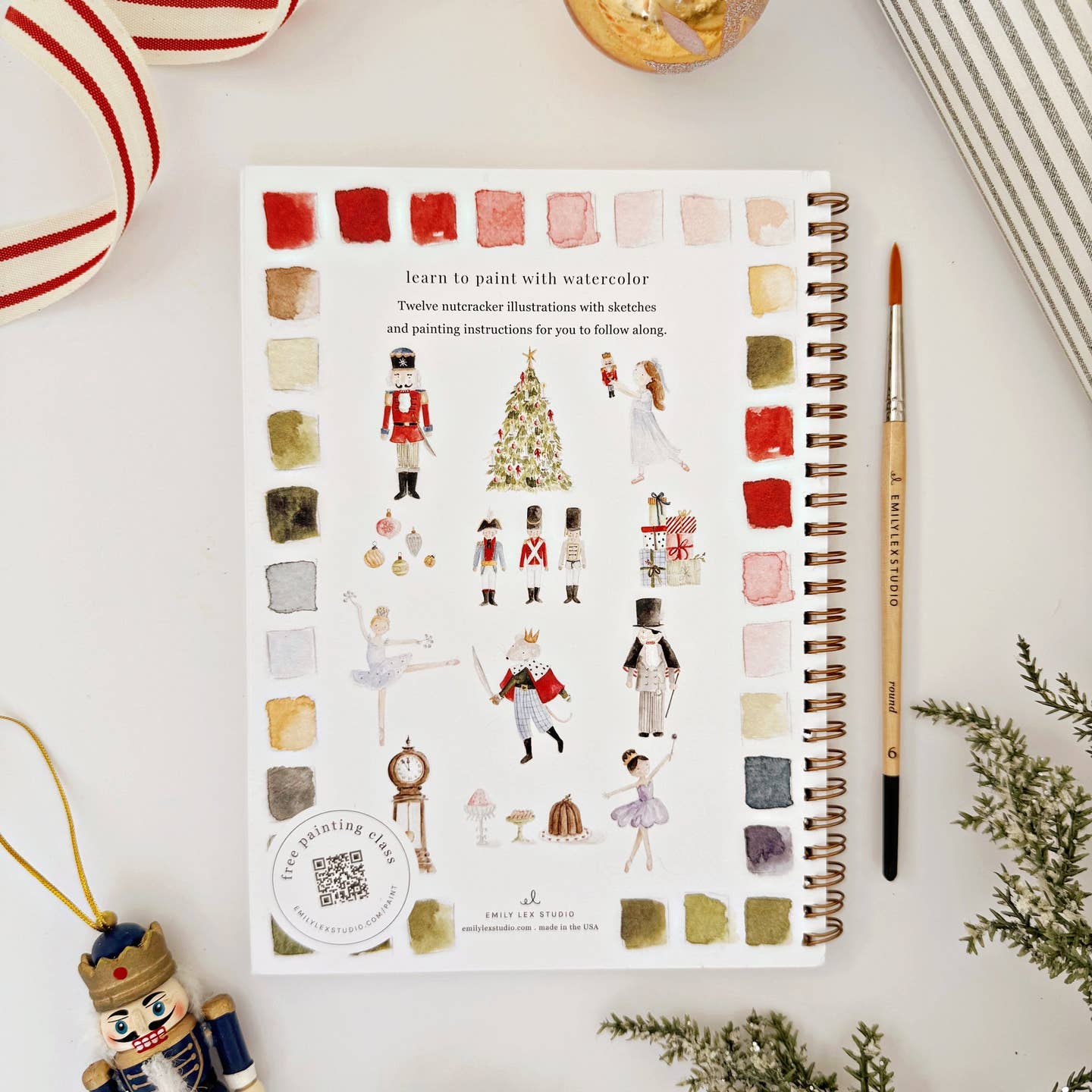 Carnet d'Aquarelle Nutcracker