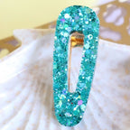 Sequin triangle hair clip