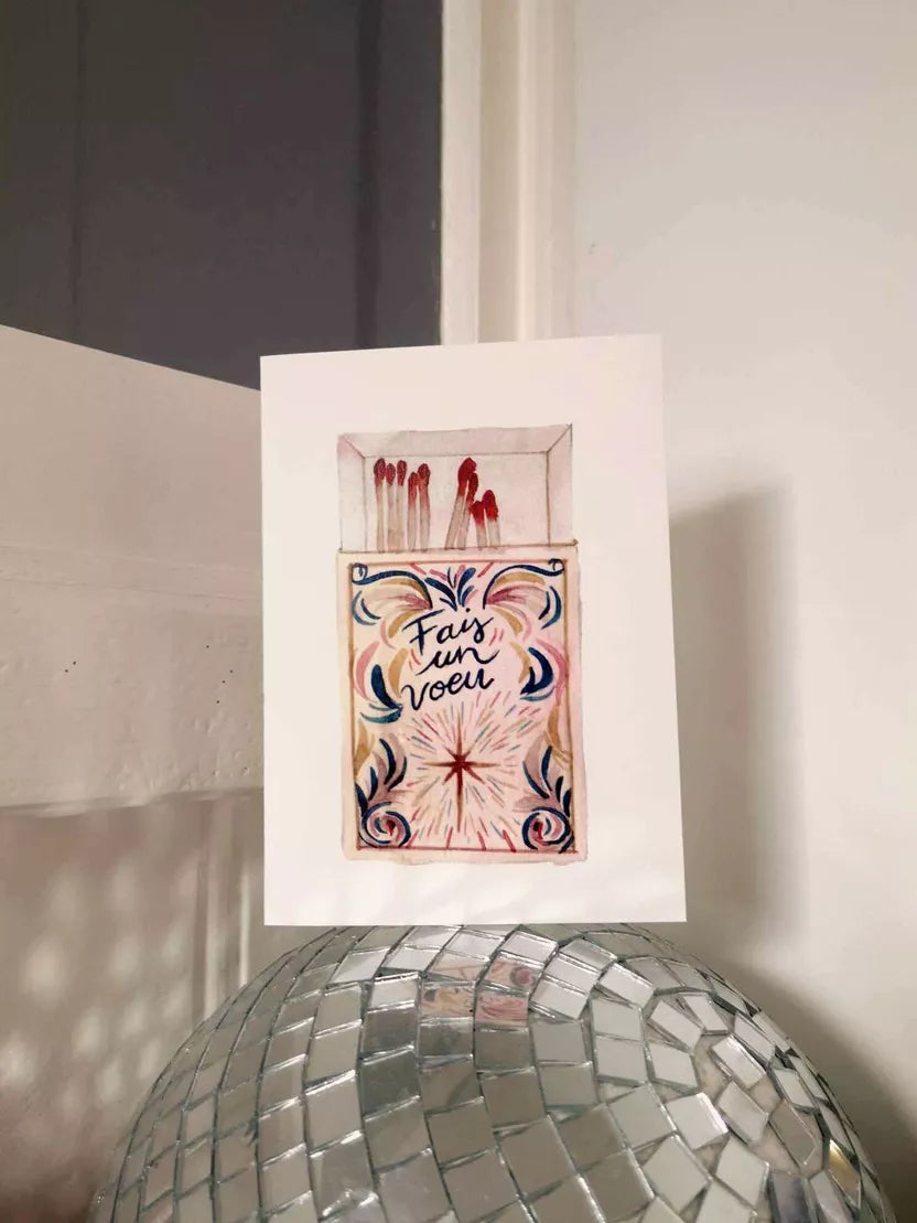 Carte Fais un voeu