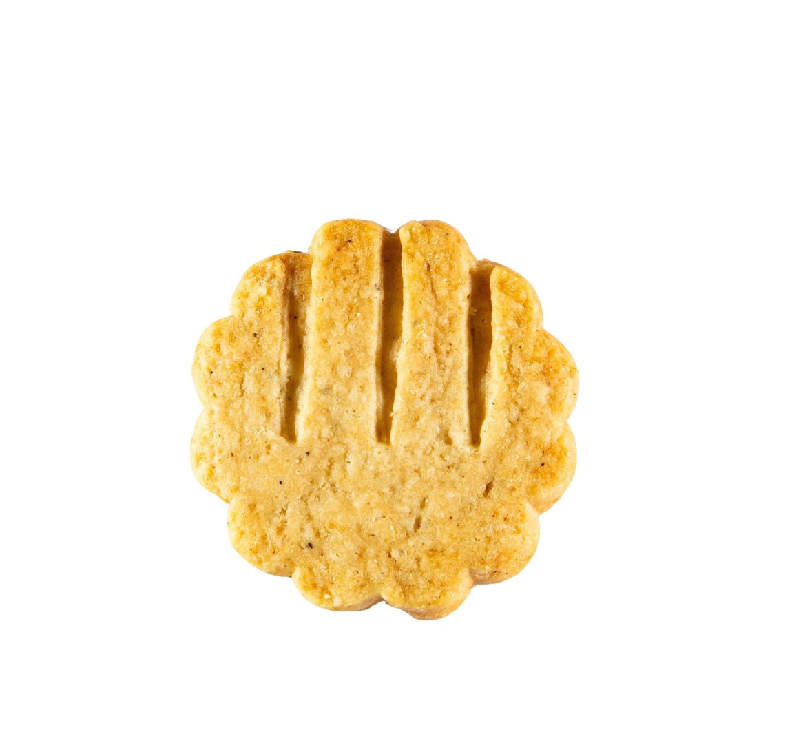 Pequeñas galletas saladas de mantequilla con sésamo Comté AOP 