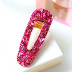 Sequin triangle hair clip