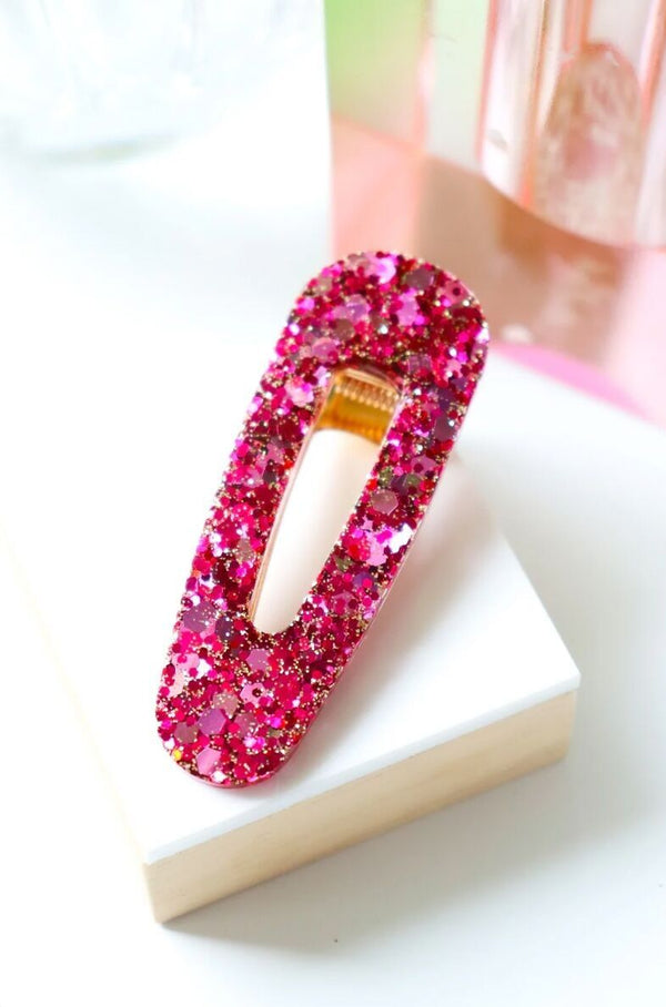 Barrette triangle Paillette