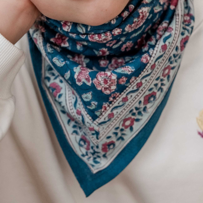Petit Foulard Edel Aqua