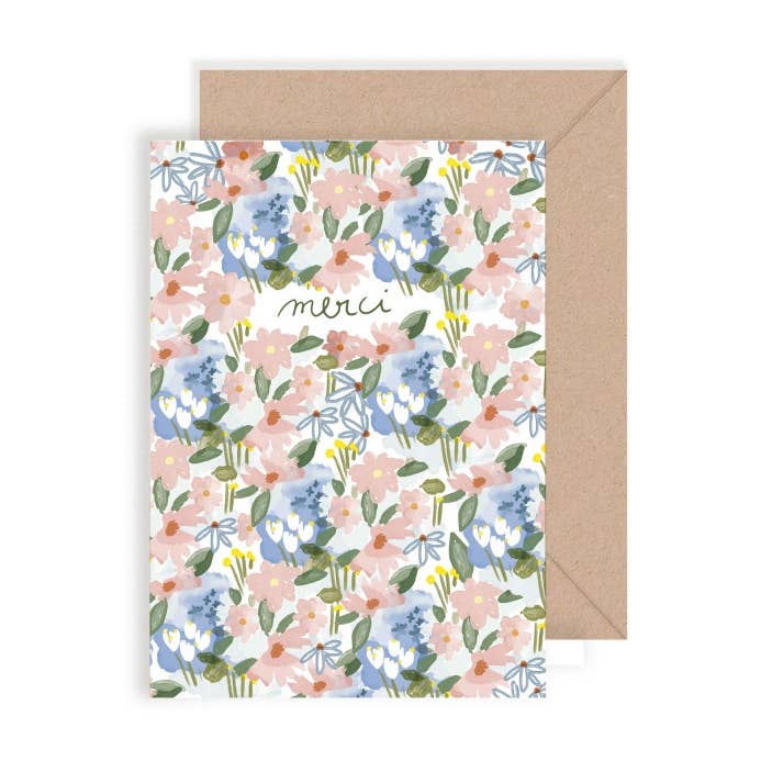 Carte Merci Fleurs