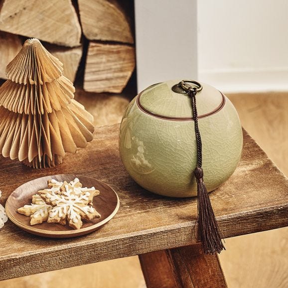 Boîte à thé en céramique