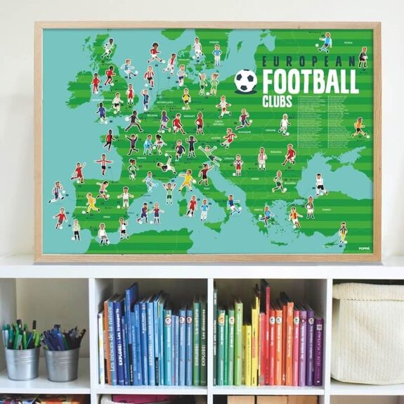 Poster XXL Stickers - Clubs de football