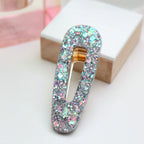 Sequin triangle hair clip