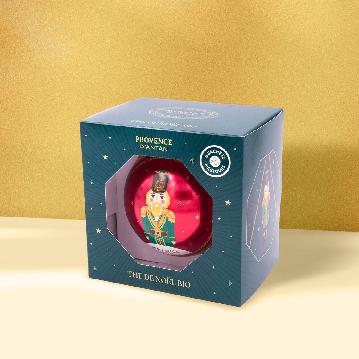 Boule de Noël Thé Féérique de Noël blanc