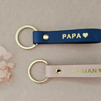 Porte-clé en cuir Papa