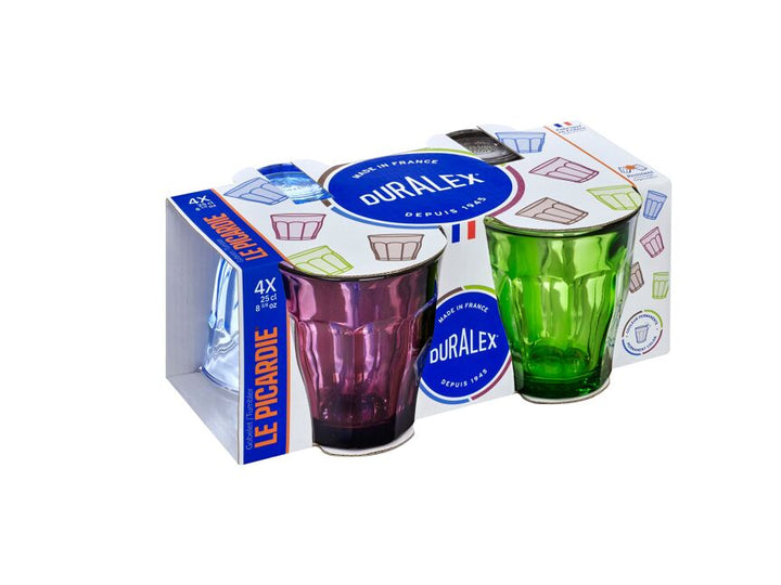 Coffret 4 Gobelets Picardie Colorés