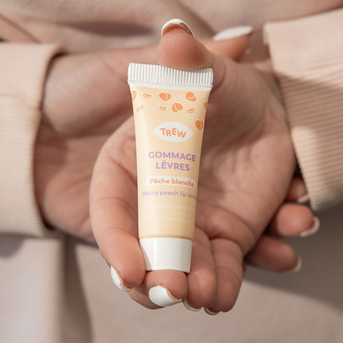 Gommage lèvres Pêche Blanche