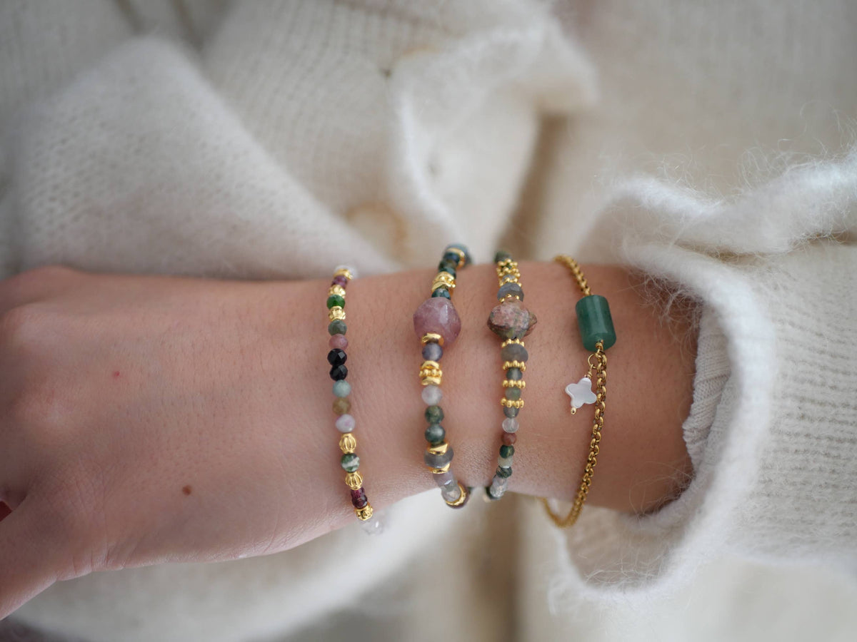 Bracelet Shubkhari - Trèfle Aventurine - Ginandger